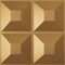Ekena Millwork 11 7/8in. W x 11 7/8in. H Swindon EnduraWall Decorative 3D Wall Panel Covers 0.98 Sq. Ft. WP12X12SWBGL - alternate 1
